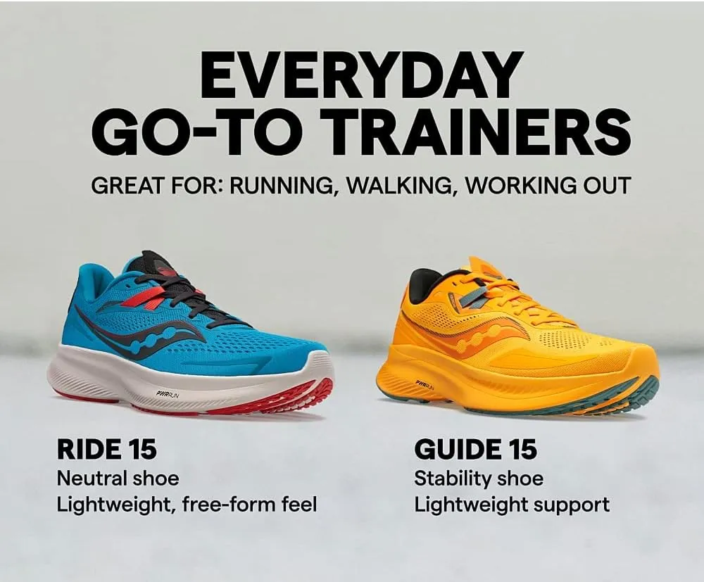 Saucony Men's Ride 15 Running Shoe