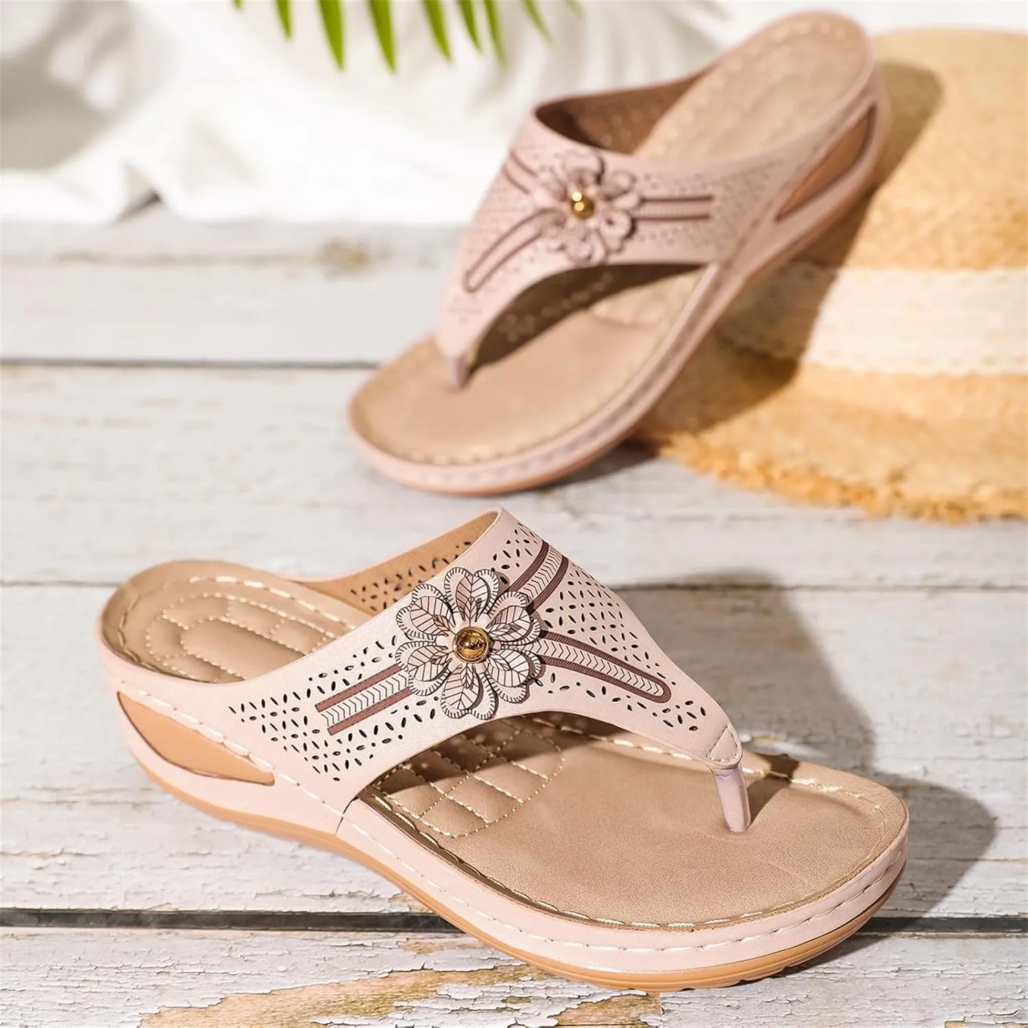 SBGMoSJ Diabetic Shoes for Women Most Comfortable Walking Sandals Men's Brown Dressy Sandals Women Best Flip Flops for Walking All Day Women Orthopedic Walking Shoes Slip On Tie Up Sandals