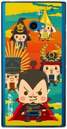 SECOND SKIN Choikore Warlords Fubu Tenka (Clear) Design by Takahiro Inaba, for AQUOS Crystal 2/SoftBank SSHCR2-PCCL-205-Y765