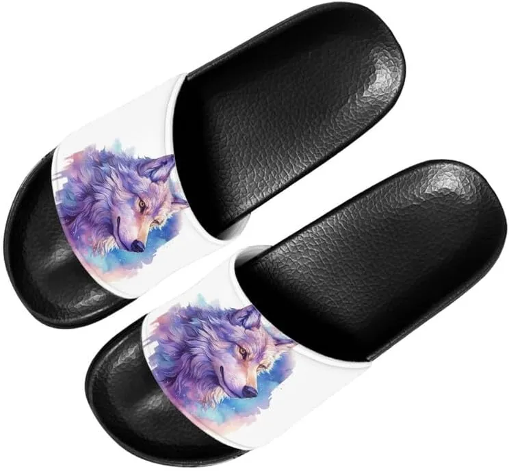 Semioury Sunflower Summer Open Toe House Shoes Halloween Butterfly LGBTQ Hotel Guest Indoor Home Beach Non Slip Sandal Quick