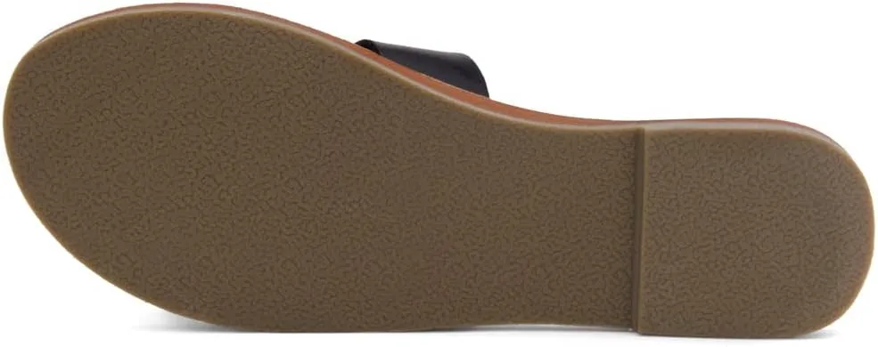 Shoe Land Women’s Flat Sandals – Comfortable Round Toe Casual Slides | Dressy Summer Mules with Cushioned Footbed | Travel, Beach & Everyday Slip-On Sandals 2025