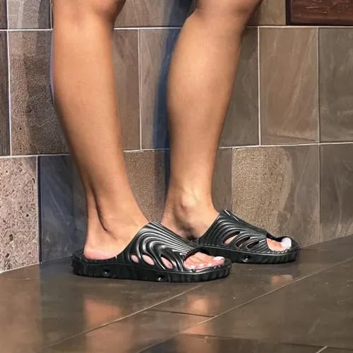 Shower Shoez Mens and Womens Non Slip Shower Slipper Slide Sandal Shoes