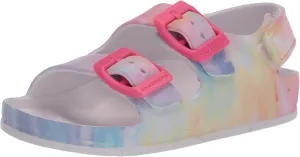 Skechers Girls' Foamies Lil Cali Blast Lil Summer D Slide Sandal