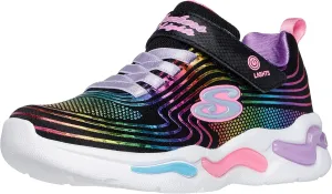 Skechers Girl's, S Lights: Wavy Beams Sneaker - Toddler