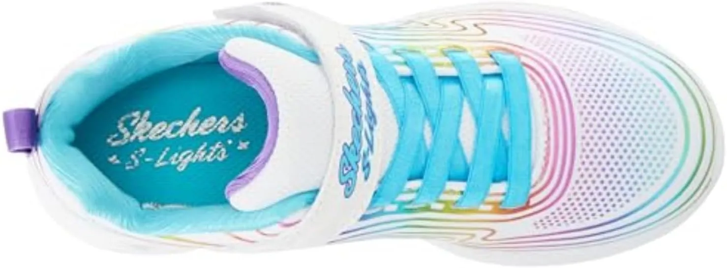Skechers Girl's, S Lights: Wavy Beams Sneaker - Toddler