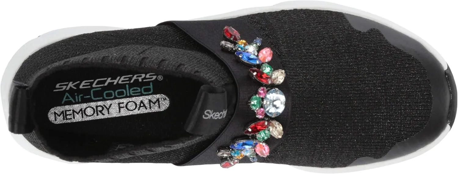 Skechers Girl's Shine Status-Street Charm Sneaker
