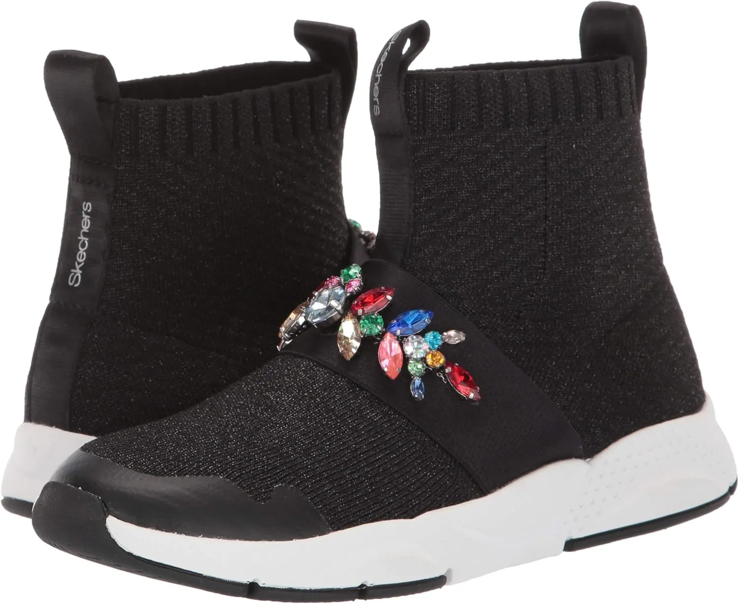 Skechers Girl's Shine Status-Street Charm Sneaker