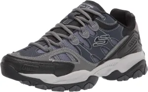 Skechers Men's Skechers Men's Sparta 2.0 Leather and Mesh Lace up Sneaker