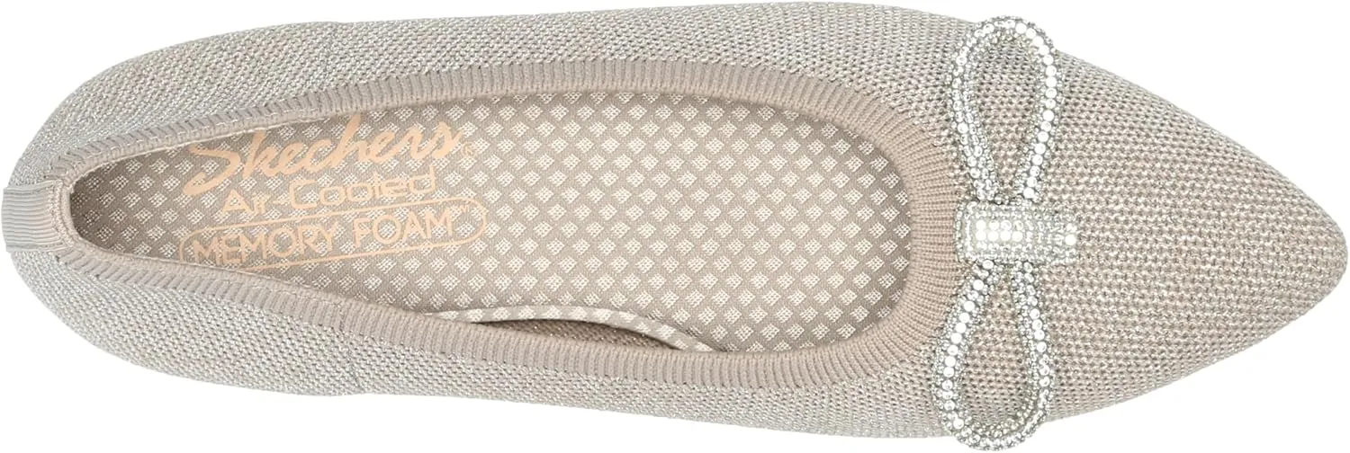 Skechers Women's Cleo Point-Glizty Haze Ballet Flat