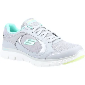 Skechers Women's Flex Appeal 4.0 True Clarity Sport Shoes in Grey/Multicoloured