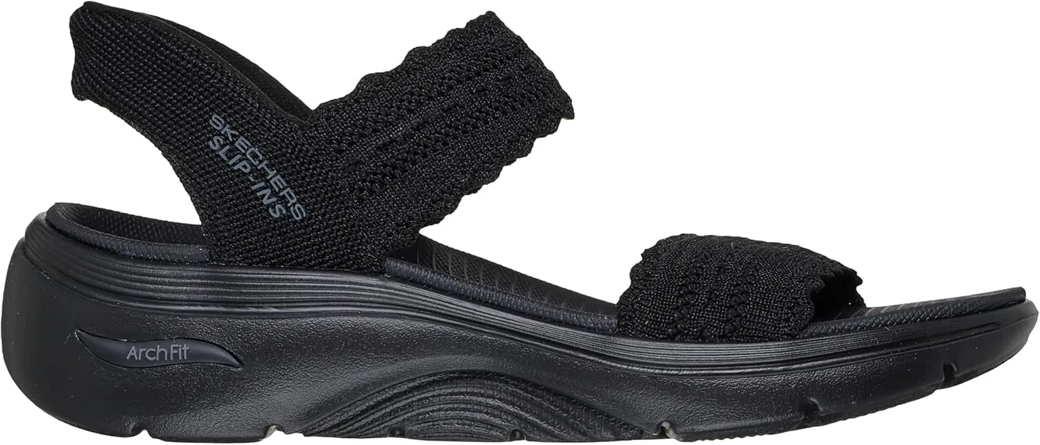 Skechers Women's Go Walk Arch Fit 2.0 Hands Free Slip-ins Sandal-Sasha Fisherman