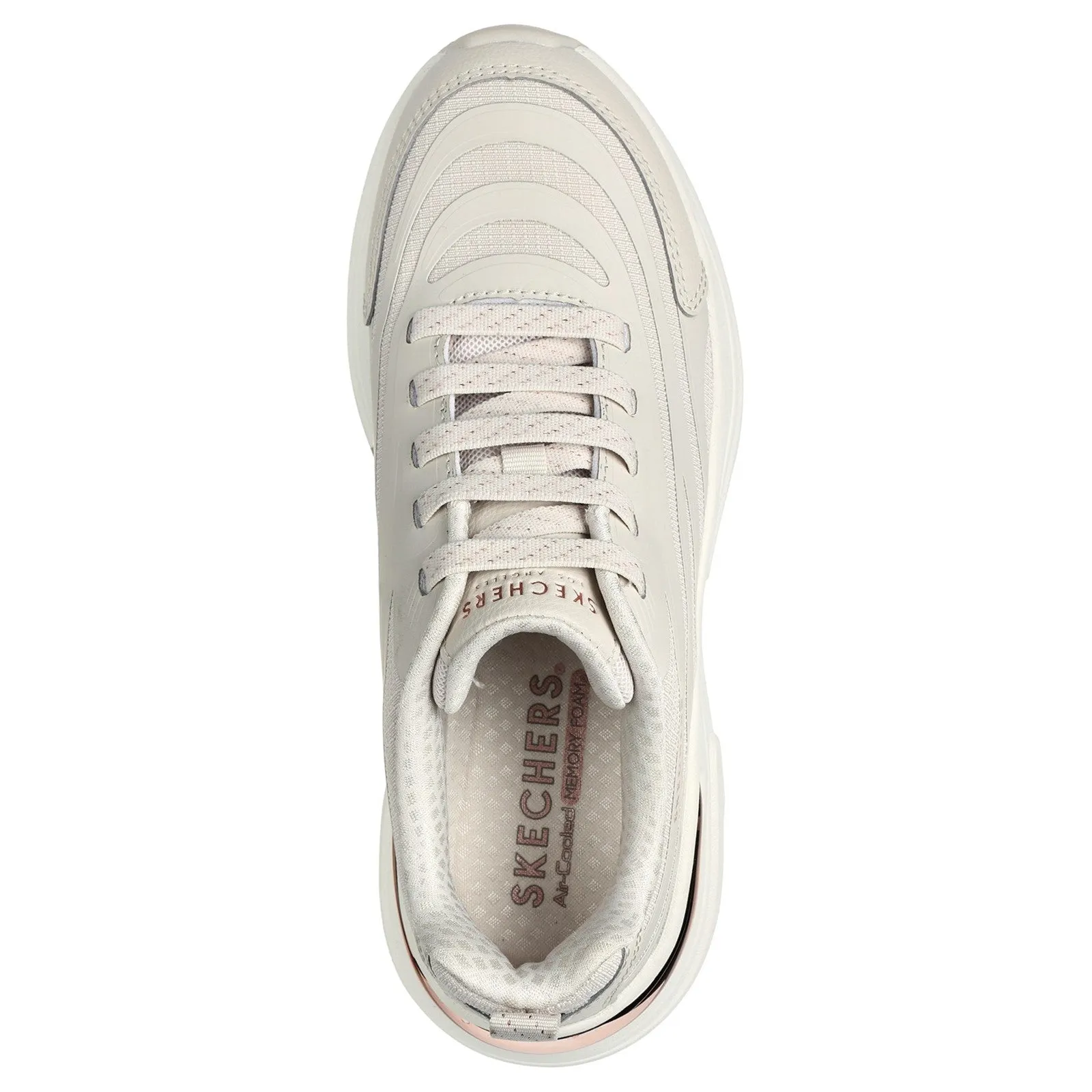 Skechers Womens Hazel Step N Flow 177575-NAT Natural Lace Up Shoe