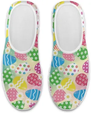 Slip On Walking Shoes for Women Casual Shoes Novelty Patterns Work Shoes