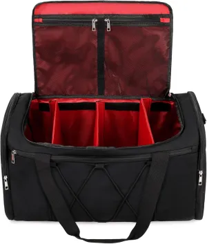 Sneaker Bag for Travel, Outdoor Sports Gym Bag Shoe Bag for 4 Pairs of Sneakers up to Size 14, Travel Duffel Bag with 3 Adjustable Dividers & Shoulder Strap, Sneakerhead Gift