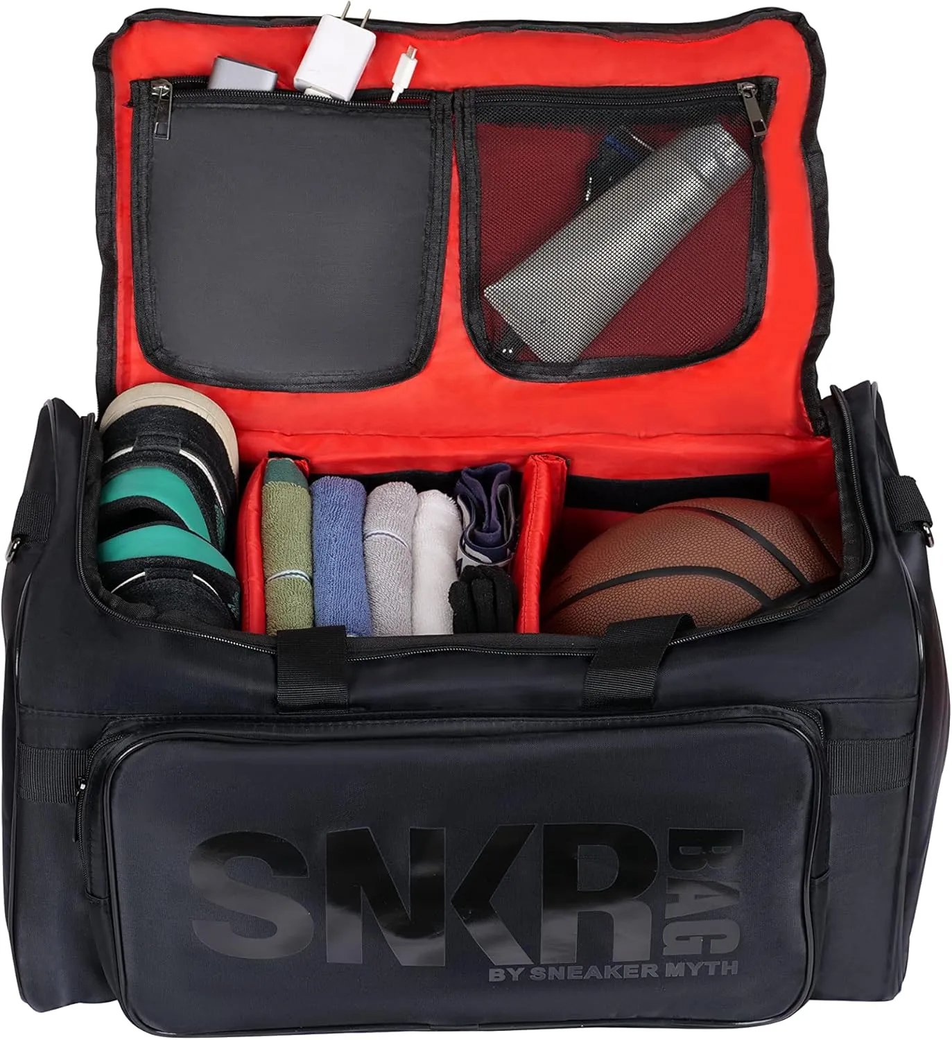 Sneaker Duffel Travel Bag for Men Shoe Bags for Travel Sneaker Bag Basketball Outdoor Sports Gym Bag Travel shoe bag With 3 Adjustable Compartment Dividers Travel Shoe Bags