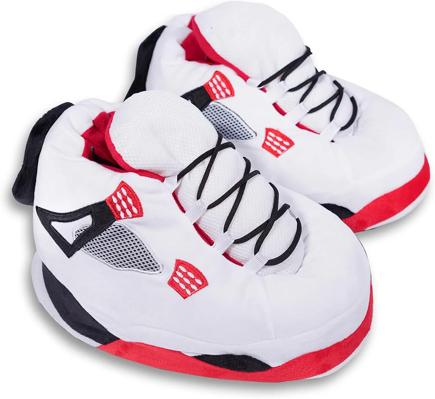 Sneaker Slippers, Trendy Plush Home Shoes Anti-Slip Soft Comfy Slides Warm Winter House Footwear One Size Fits Women Men