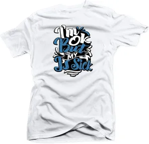 SNELOS Jordan 3 UNC Cement Sneaker Shirt to Match