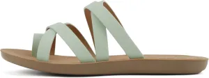 Soda ISABEL ~Women Fashion Comfortable Slip On Flat Cross bands Toe Ring Fashion Sandals