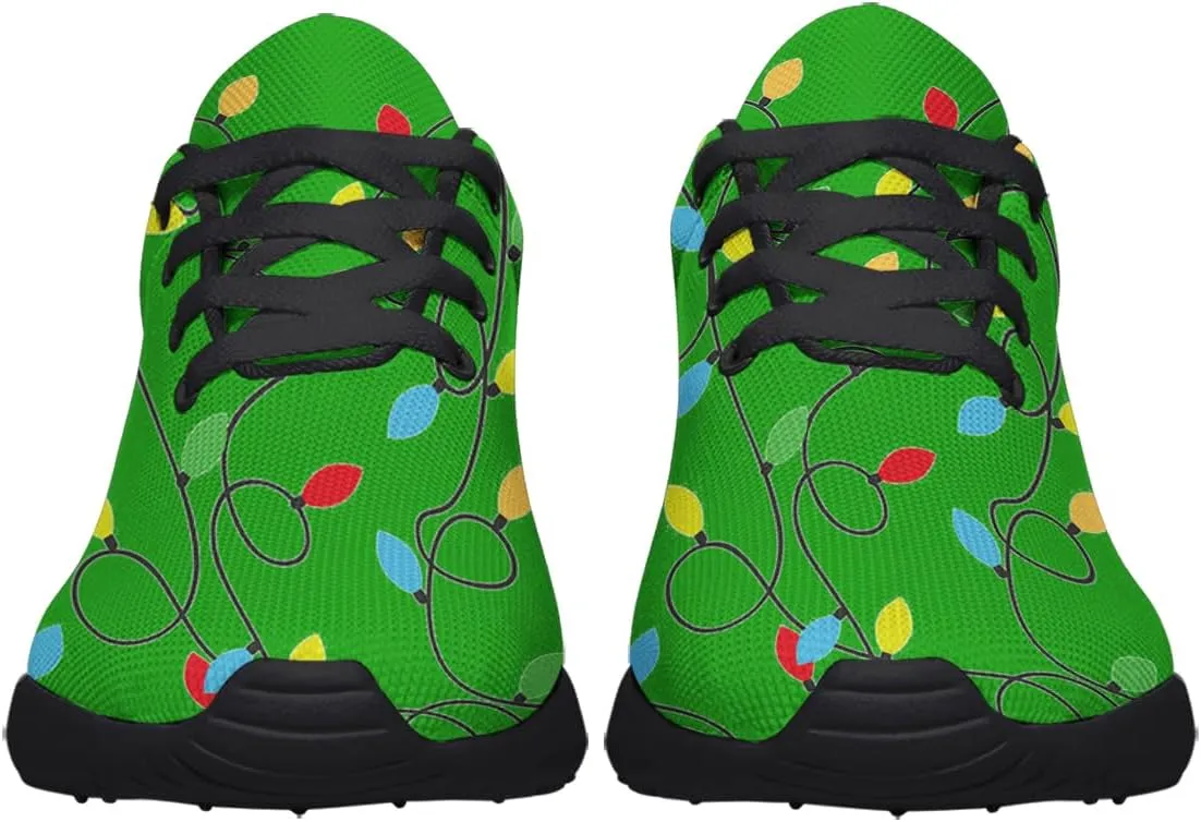 Sonzj-II Christmas Shoes Women Running Shoes Men Lightweight Walking Sneakers Mesh Athletic Sport Shoes