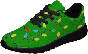 Sonzj-II Christmas Shoes Women Running Shoes Men Lightweight Walking Sneakers Mesh Athletic Sport Shoes