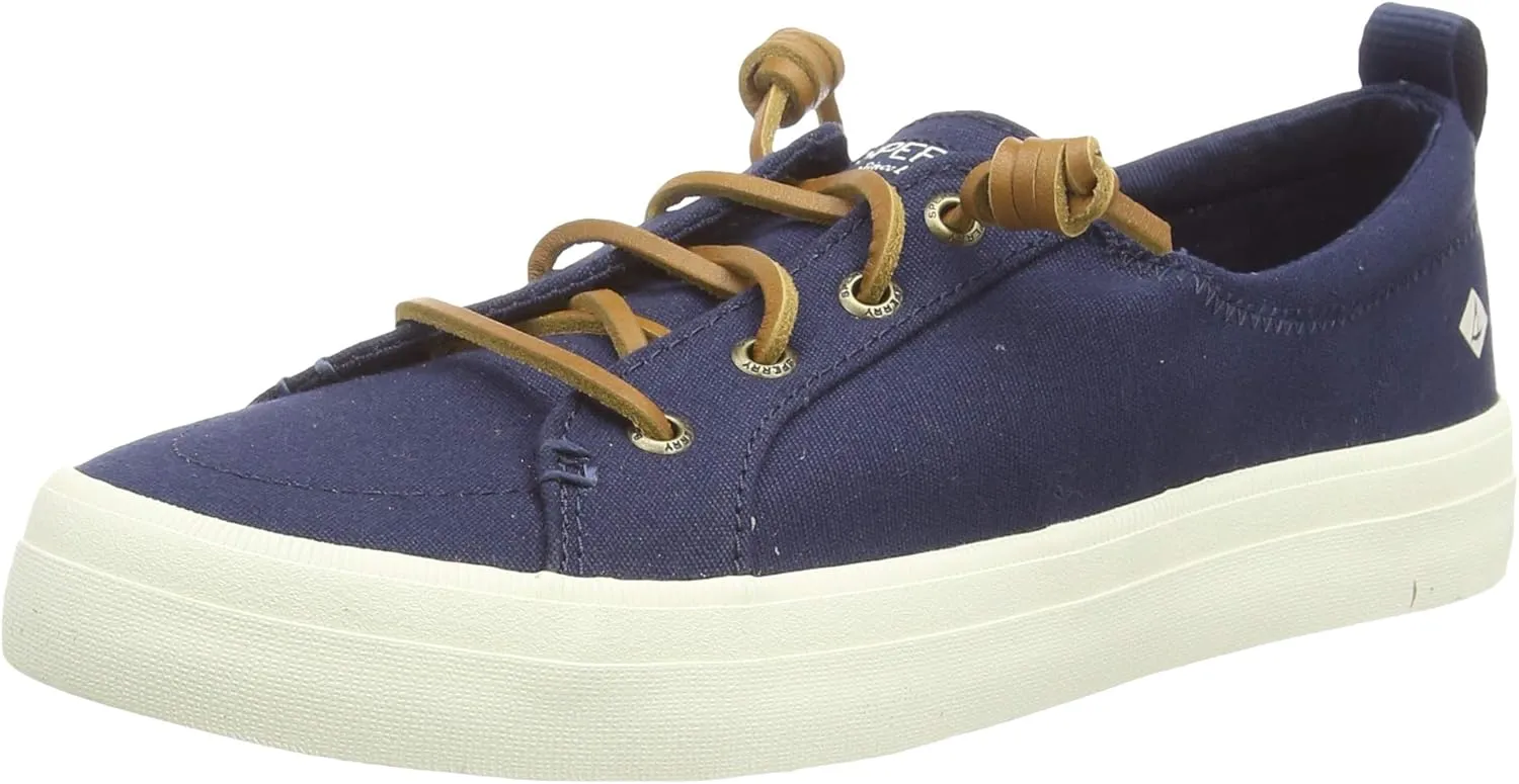 Sperry Unisex-Adult Crest Vibe Breton Stripe Sneaker