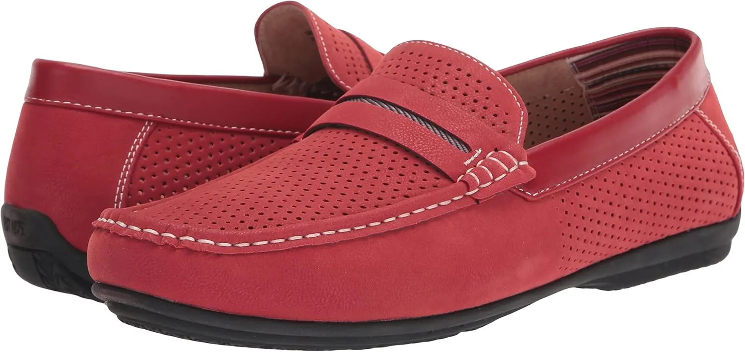 STACY ADAMS Men's Corby Slip on Driving Style Loafer