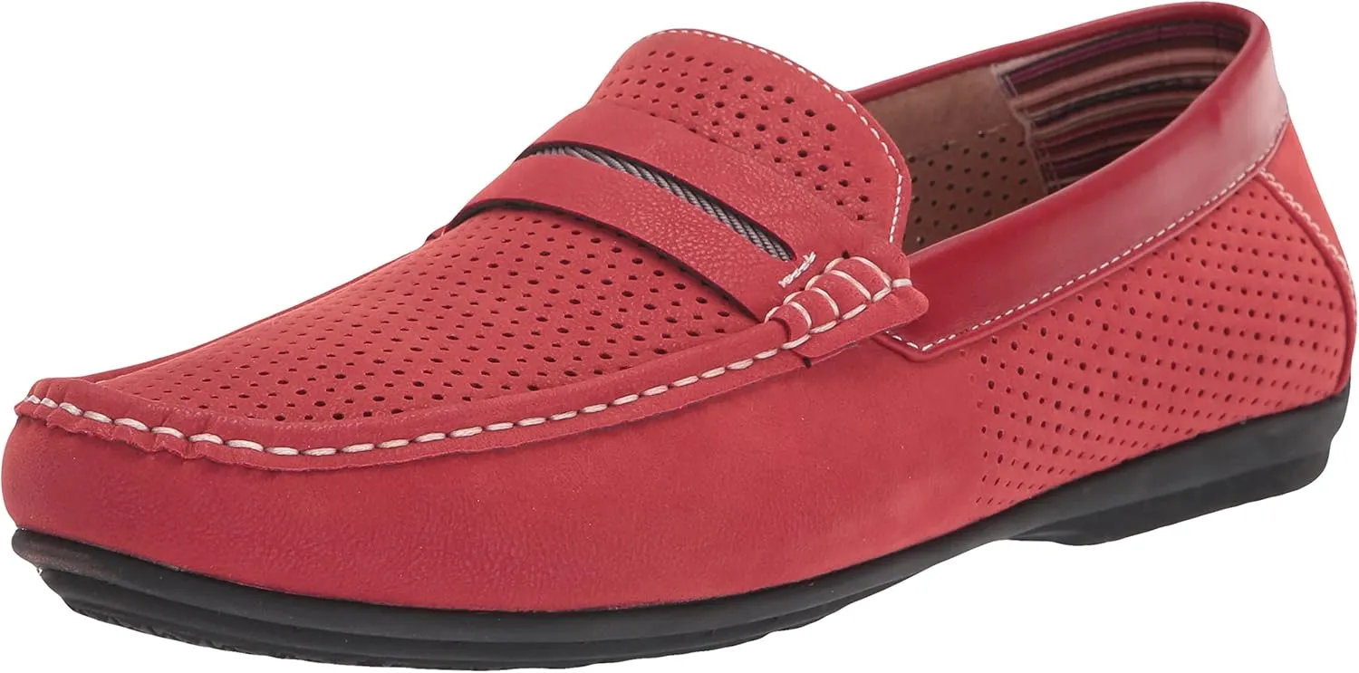 STACY ADAMS Men's Corby Slip on Driving Style Loafer