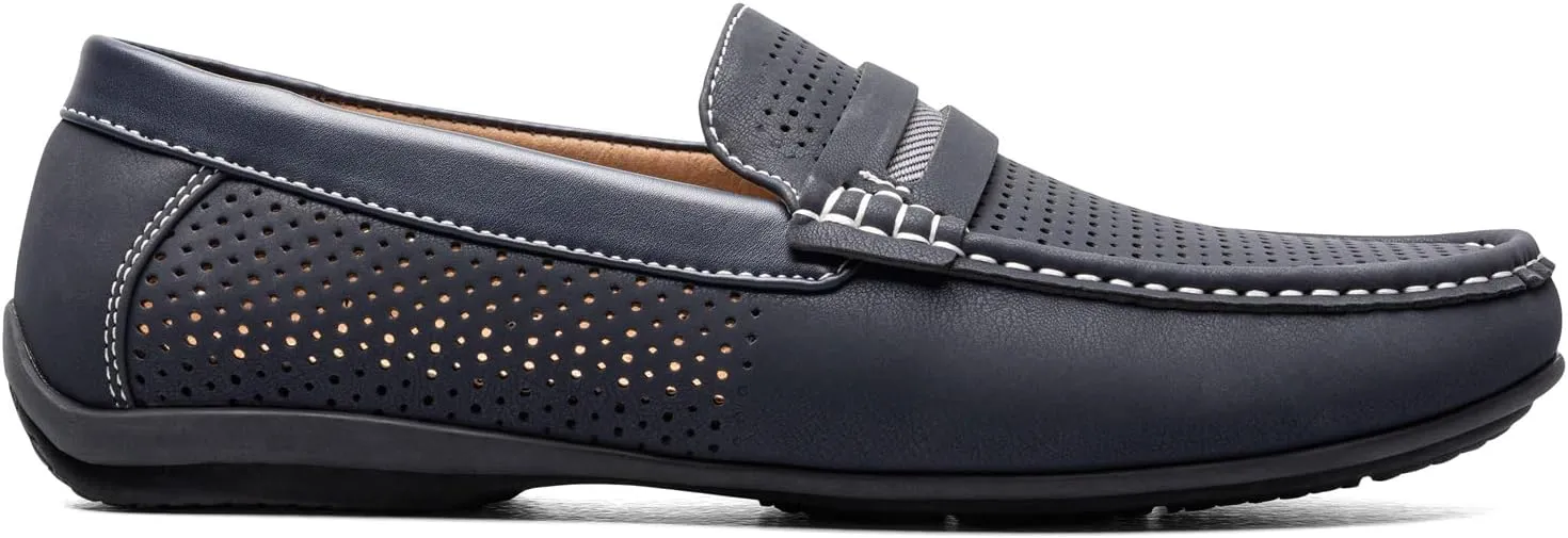STACY ADAMS Men's Corby Slip on Driving Style Loafer