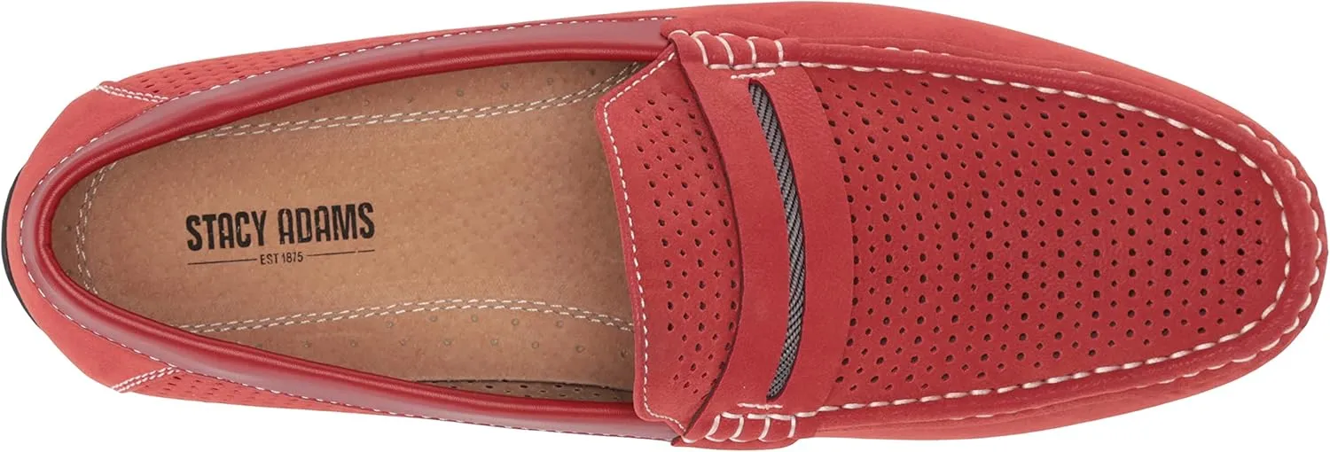 STACY ADAMS Men's Corby Slip on Driving Style Loafer