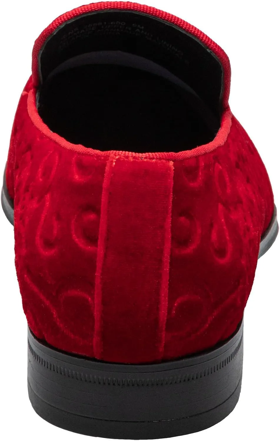 STACY ADAMS Men's Saunders Velour Slip on Loafer