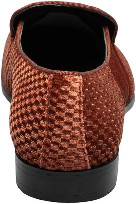 STACY ADAMS Men's Shapshaw Velour Slip on Loafer