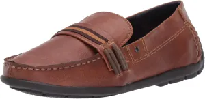 Steve Madden Boy's BDRIVER Loafer, Cognac, 7 M US Big Kid