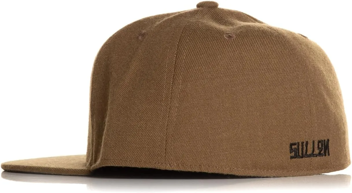 Sullen Badge Fitted Tattoo Lifestyle Logo Flat Bill Hat