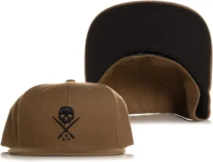 Sullen Badge Fitted Tattoo Lifestyle Logo Flat Bill Hat