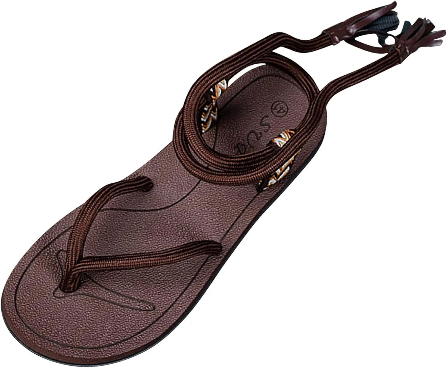 Summer Couple Men's Fashion Outerwear Rope Printed Herringbone Strap Sandal Mens Sandals Size 8 Closed Toe Men's Sport Boots