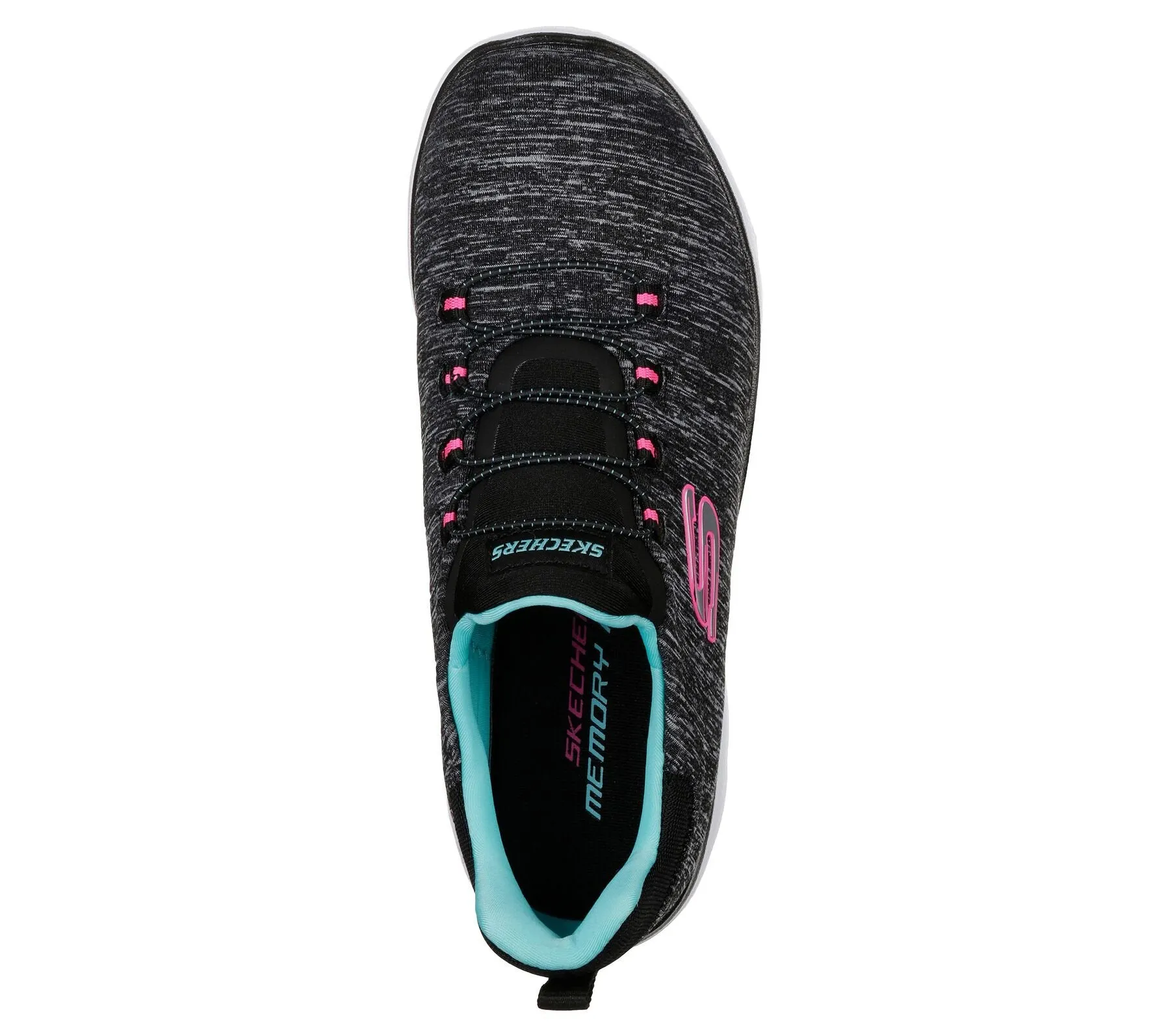Summits-Quick Memory Blue Skechers Foam Black/Light (7, Sneaker Perfectly constructed Lace-up Blue) Getaway Black/Light Rave testimonials