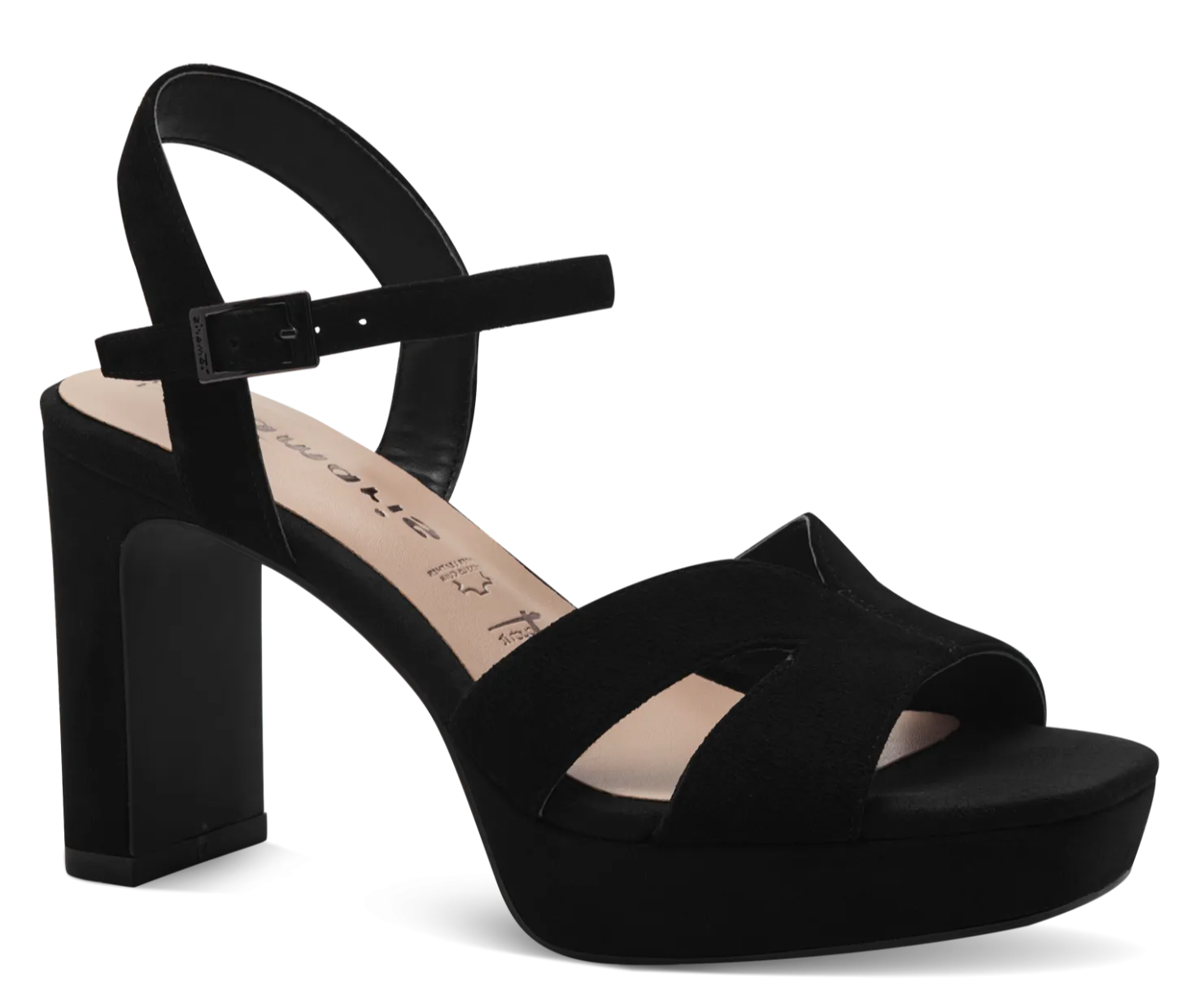 Tamaris Ladies Block Heel Platform Sandal 28309-42 007