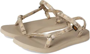 Teva Women's Original Universal Slim Sport Sandal, Archive Wings White Pepper, 9