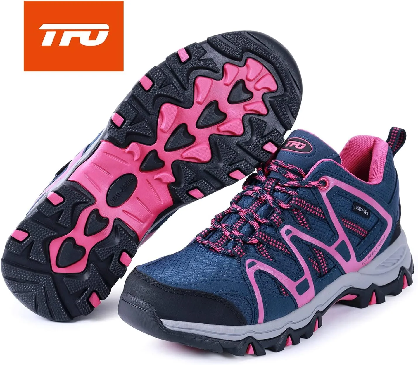 TFO Women's Lightweight Breathable Non-Slip Hiking Running Shoe Athletic Outdoor Walking Trekking Sneaker