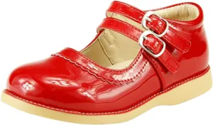 The Doll Maker Girl's Mary Jane Flat for Toddler/Little Kid School Dress Shoes