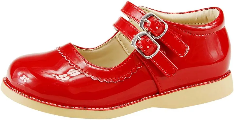 The Doll Maker Girl's Mary Jane Flat for Toddler/Little Kid School Dress Shoes