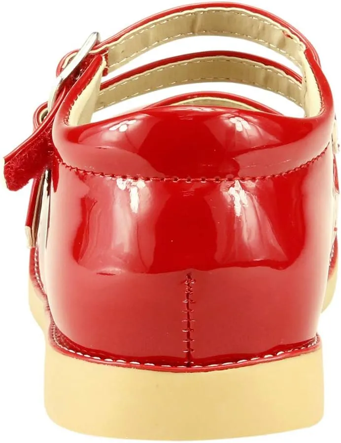 The Doll Maker Girl's Mary Jane Flat for Toddler/Little Kid School Dress Shoes