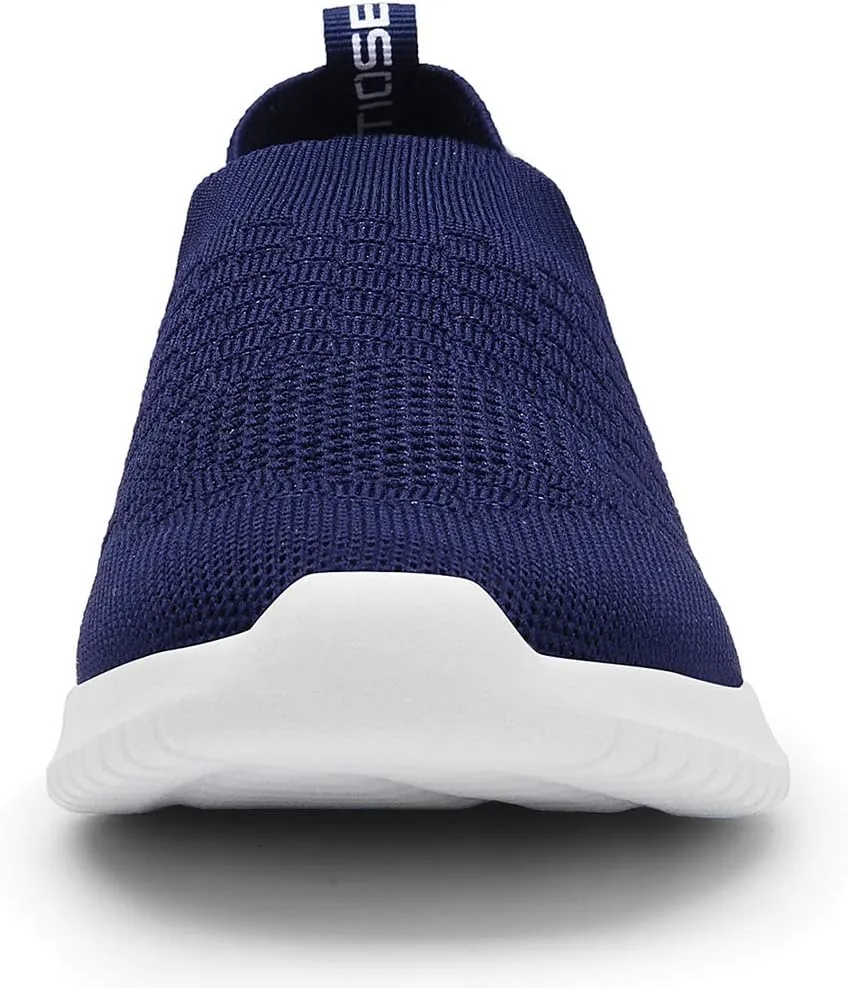 TIOSEBON Men's Slip On Walking Shoes Knit Mesh Tennis Sneaker