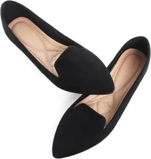 TN TANGNEST Slduv7 Women's Fashion Ballet Flats Pointed Comfortable Slip on Flat Dress Shoes
