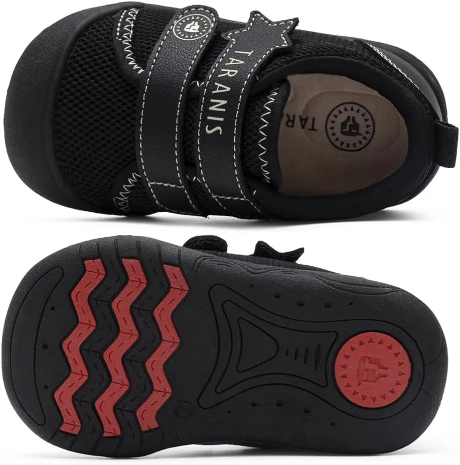 Toddler Shoes Boys Girls Non-Slip Infant Sneaker Rubber Sole Baby Crib First Walker Shoes