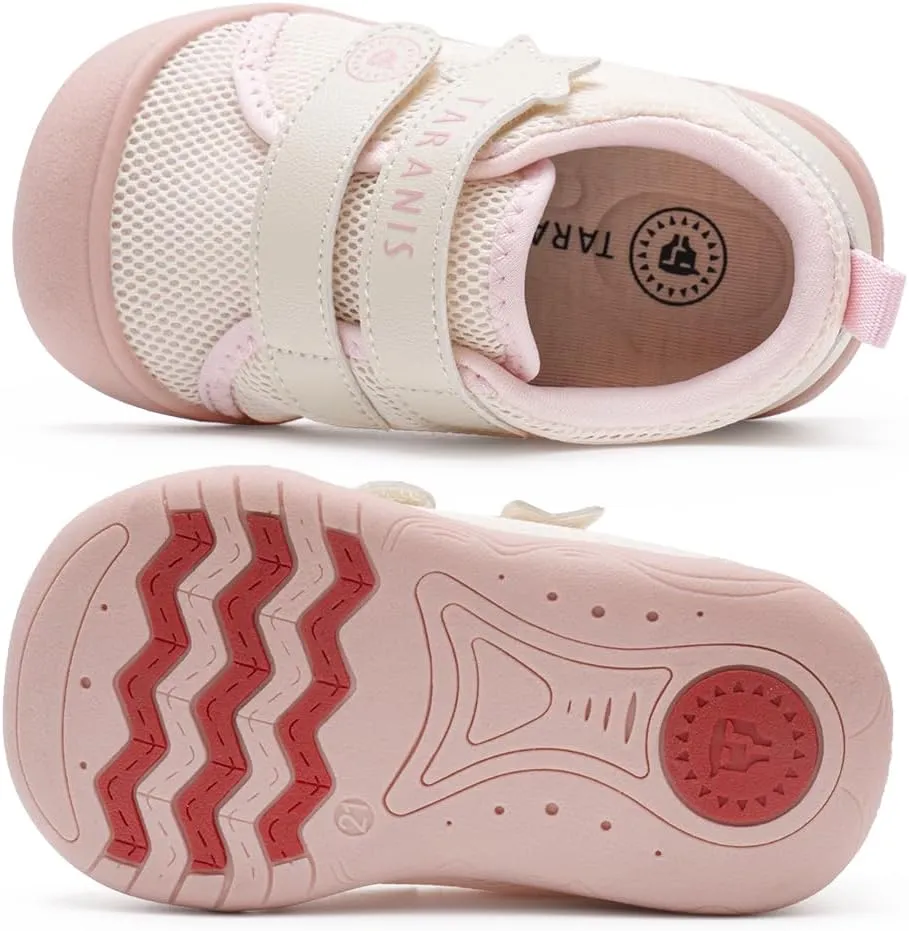 Toddler Shoes Boys Girls Non-Slip Infant Sneaker Rubber Sole Baby Crib First Walker Shoes