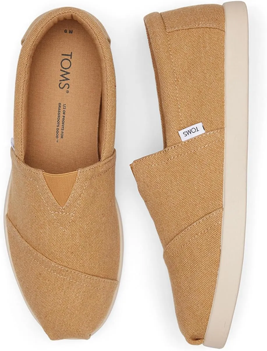 TOMS Men's Alpargata Recycled Cotton Canvas Loafer