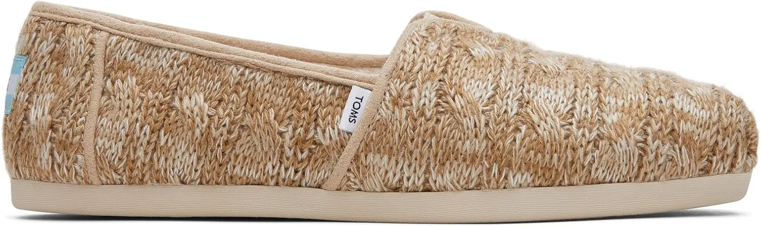 TOMS Women's Alpargata Cable Slip on Flat Loafer