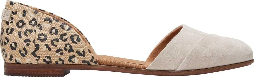 TOMS Womens Jutti Dorsay Slip On Flats - Blue