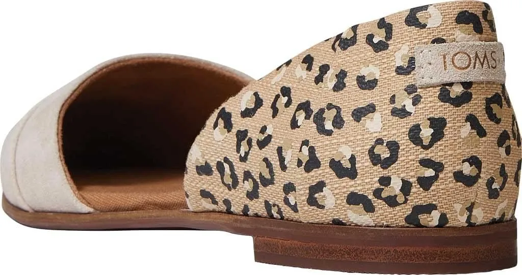 TOMS Womens Jutti Dorsay Slip On Flats - Blue